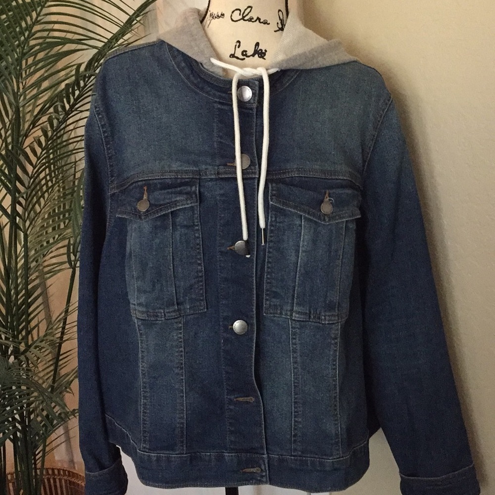 Lane Bryant women jeans jacket plus sizes 22